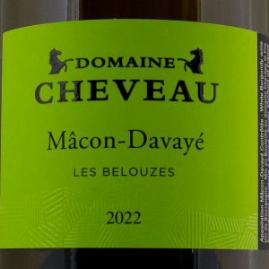 Mcon Davay Domaine Cheveau Les Belouzes 2022