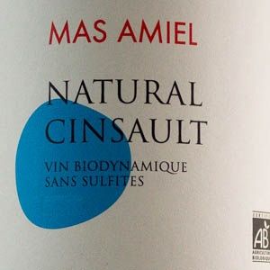 Ctes Catalanes rouge Natural Cinsault Mas Amiel 2022