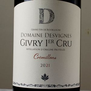 Givry 1er Cru Domaine Desvignes Crmillon 2021 Rouge