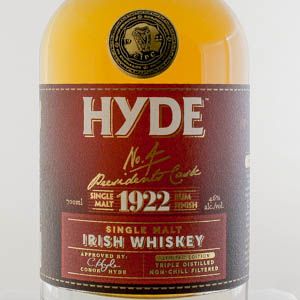 Irish Whiskey Hyde 6 ans n 4 finition Rhum Single Malt 1922  