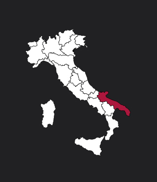 Carte Pouilles Italie