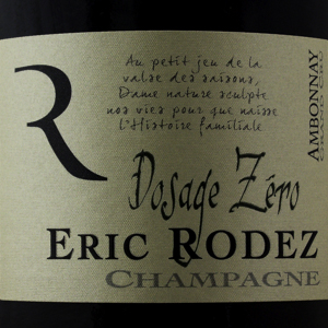 Champagne Rodez Cuve Dosage Zro 