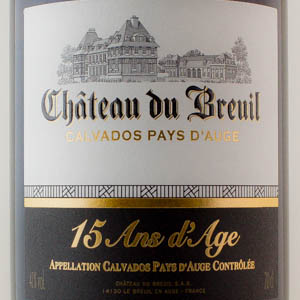 Calvados 15 ans - Chteau du Breuil 