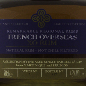 Rum & Cane French Overseas X.O 43%