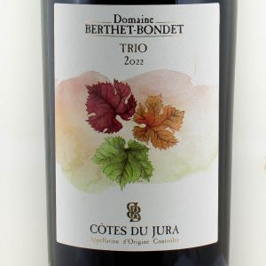 Côtes du Jura Berthet Bondet Trio 2022 Rouge 