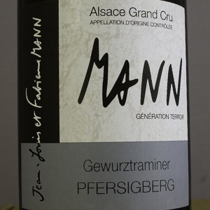 Gewurztraminer Pfersigberg J-L Mann 2012 Blanc Moelleux