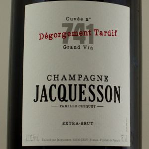 Champagne Jacquesson Cuvee 741 Dégorgement Tardif 