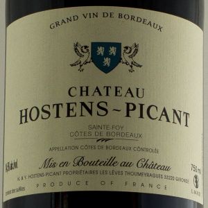 Sainte Foy Côtes de Bordeaux Chateau Hostens Picant 2018 Rouge
