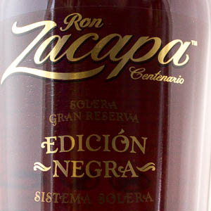 Rhum Guatemala Ron Zacapa Edicion Negra 43% 