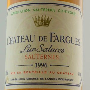 Sauternes Chateau de Fargues 1996