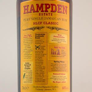 Rhum Jamaque Hampden Overproof 60%