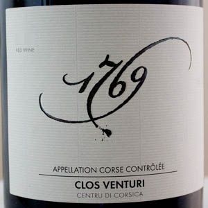 Corse Clos Venturi cuvée "1769" 2021 Rouge