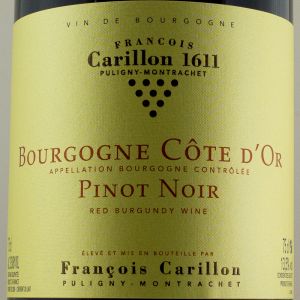 Bourgogne Côte d'Or Domaine François Carillon 2020 Rouge