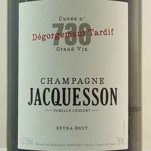 Champagne Jacquesson Cuvee 738 Dégorgement Tardif 