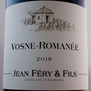 Vosne Romanée Domaine Jean Féry 2018 150 cl