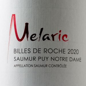 Saumur Puy Notre Dame Melaric Billes de Roche 2020 Rouge