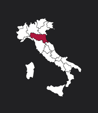 Carte Emilie Romagne Italie