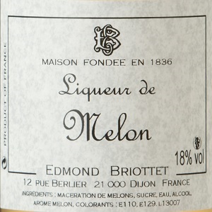 Liqueur de Melon Briottet 50 cl