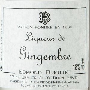 Liqueur de Gingembre Briottet 