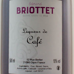 Liqueur de café Briottet 50 cl 