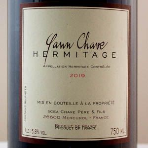 Hermitage Yann Chave 2019 Rouge 