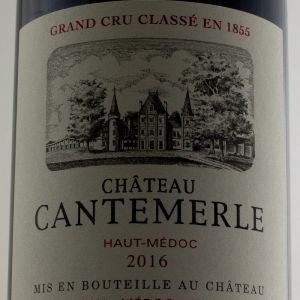 Haut Médoc Grand Cru Classé Château Cantemerle 2016