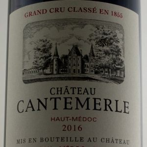 Haut Mdoc Grand Cru Class Chteau Cantemerle 2016