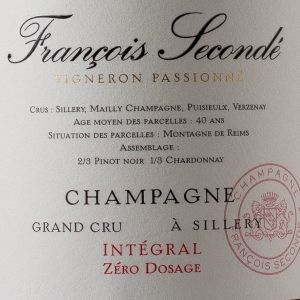 Champagne François Secondé Integral non dosé