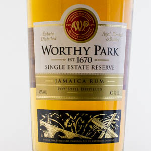 Rhum Jamaïque Worthy Park Single Estate Reserve