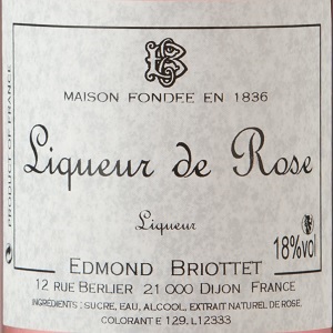 Liqueur de Rose Briottet
