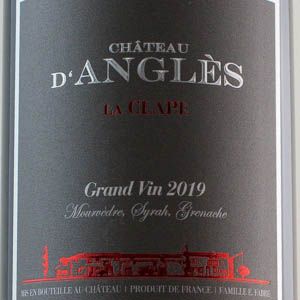 La Clape Château d'Anglès Grand Vin 2019 Rouge 