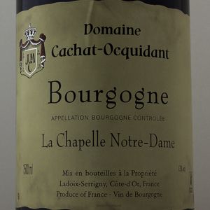 La Chapelle Notre Dame Dom. Cachat Ocquidant 2021 Rouge 150 cl