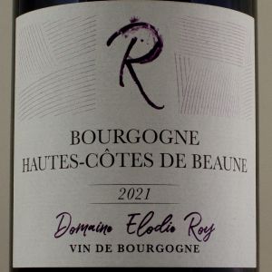 Hautes Côtes de Beaune Elodie Roy 2021 Rouge