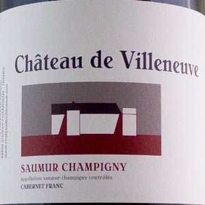 Saumur Champigny Château de Villeneuve 2021 Rouge