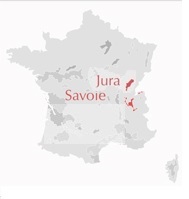 Carte Jura Savoie France