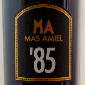 Maury Domaine Mas Amiel 1985 Rouge  