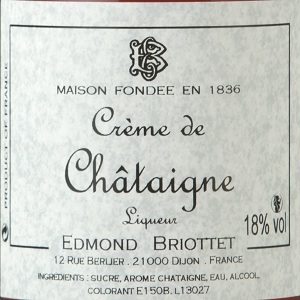 Crème de châtaigne Briottet