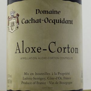 Aloxe Corton Domaine Cachat Ocquidant 2021 Rouge  