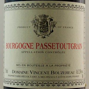  Bourgogne Passetougrain 2021 Vincent Bouzereau