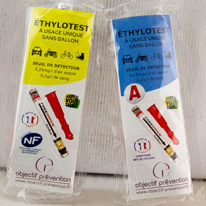 Ethylotest 0,25 mg/L