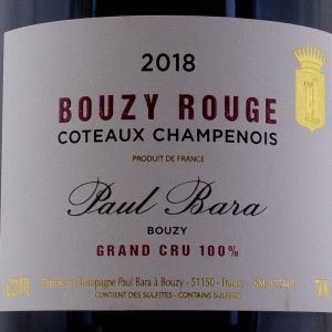Côteaux Champenois Paul Bara Bouzy 2018 Rouge
