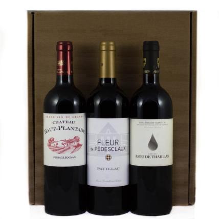 Coffret vin les 3 Grandes Rgions de Bordeaux 