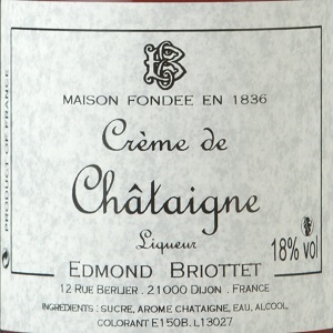 Crme de chtaigne Briottet 50 cl
