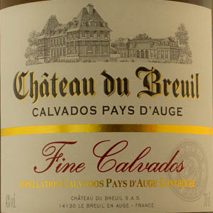Fine Calvados Château du Breuil 40 % 