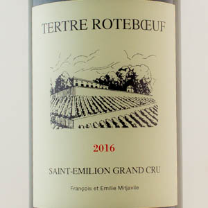 Saint Emilion Grand Cru Tertre Roteboeuf 2016