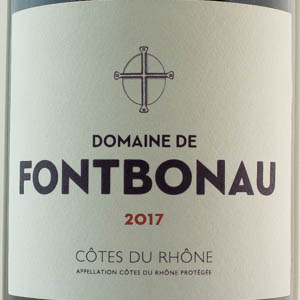 Domaine de Fontbonau Rhône rouge 2017 