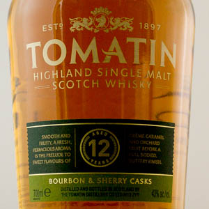 Whisky Ecosse Tomatin 12 ans 43 % 