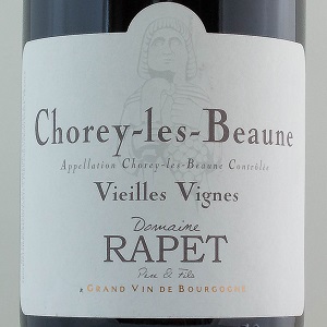 Chorey Les Beaune Domaine Rapet Vieilles Vignes 2021 Rouge