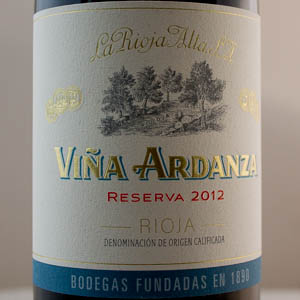 Espagne La Rioja Alta Vina Ardanza Reserva 2012 Rouge  
