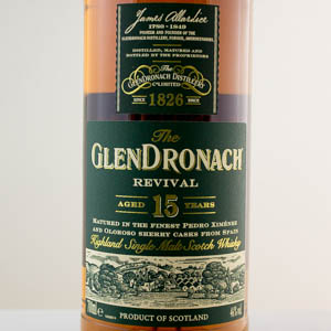 GlenDronach 15 ans revival 